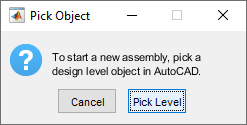 Pick Object Dialog