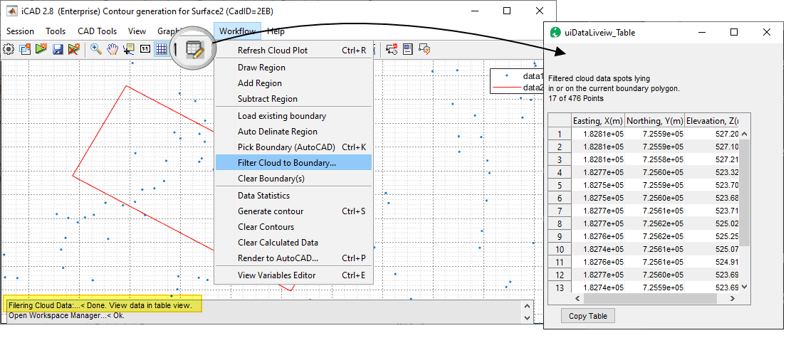 Boundary from AutoCAD