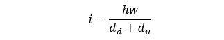 Hydrodynamic pressure equation