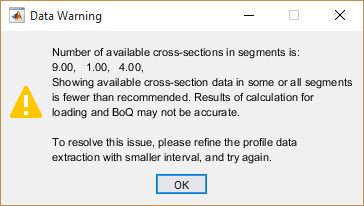 Segment error message
